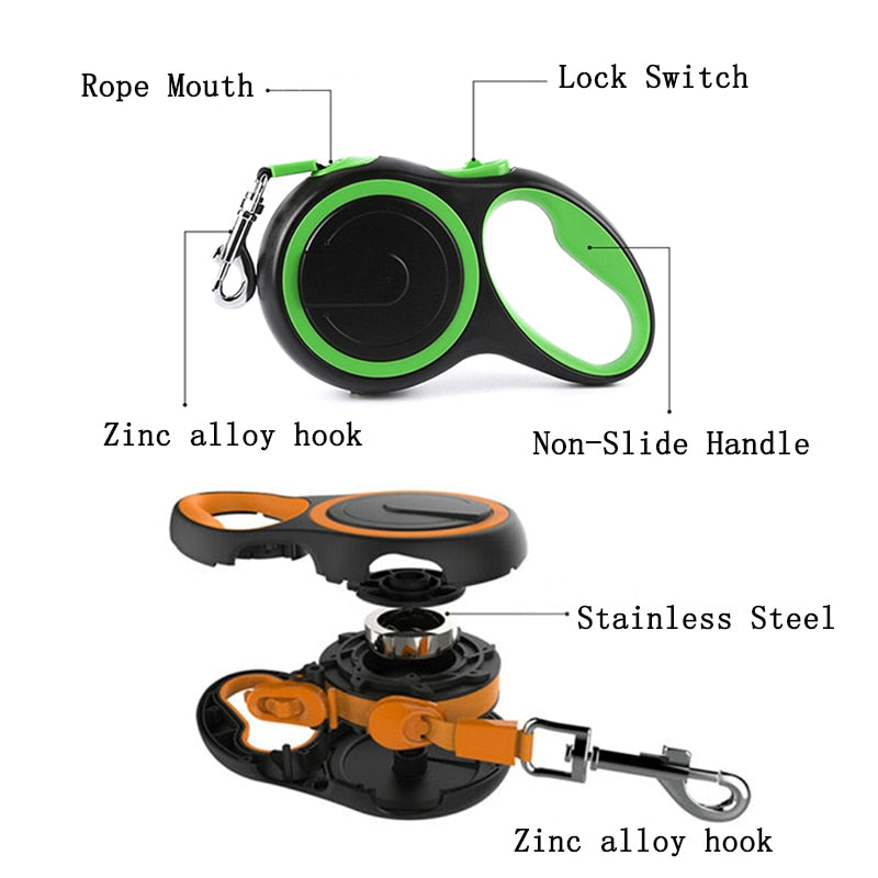 Retractable Heavy Dog Leash