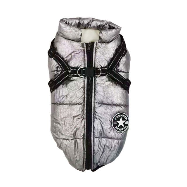 Pet Dog Jacket With Harness